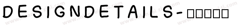 DESIGN DETAILS字体转换